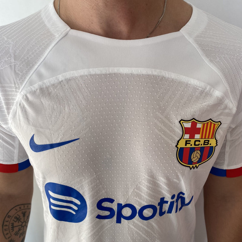 CAMISETA BLANCO JUGADOR BARCELONA 23/24