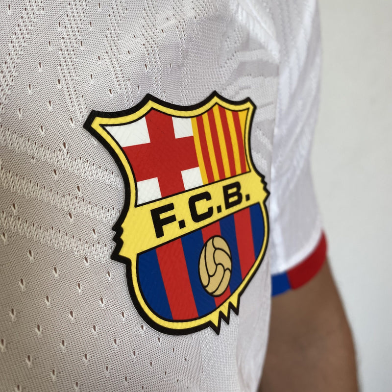 CAMISETA BLANCO JUGADOR BARCELONA 23/24