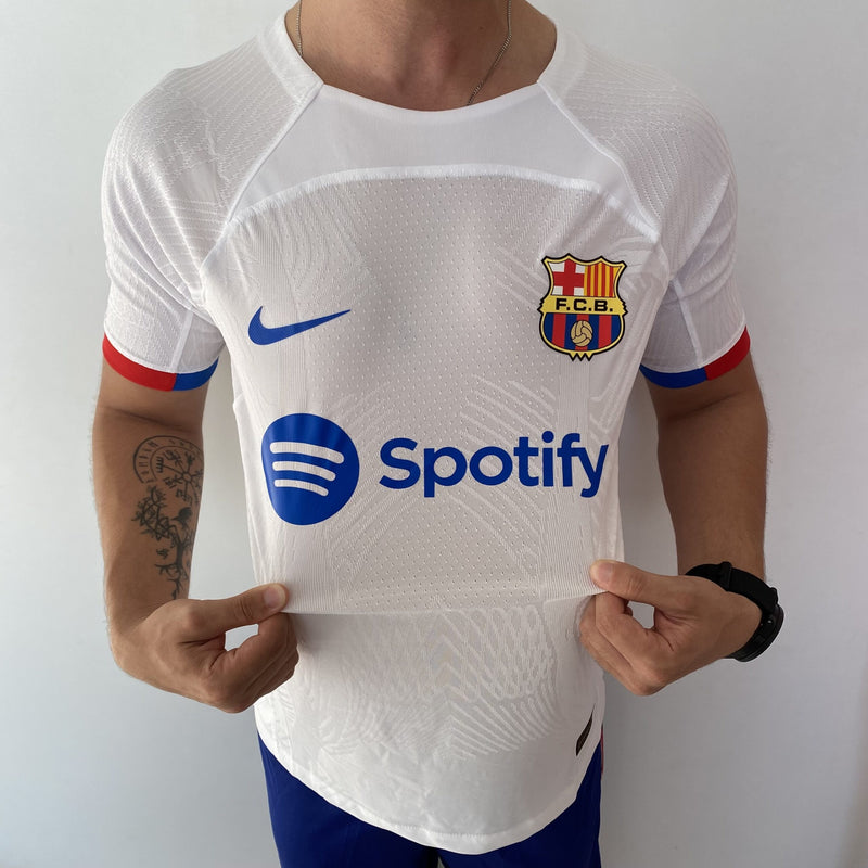 CAMISETA BLANCO JUGADOR BARCELONA 23/24