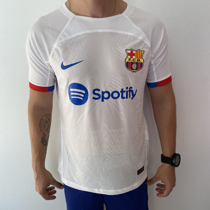 CAMISETA BLANCO JUGADOR BARCELONA 23/24