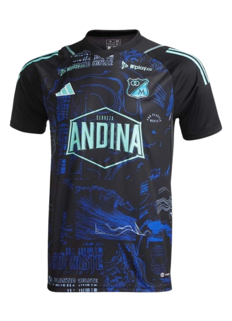 CAMISETA MILLONARIOS NEGRA OCENANOS