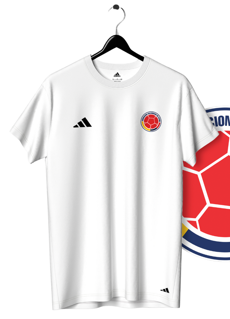 CAMISETA COLOMBIA BLANCO