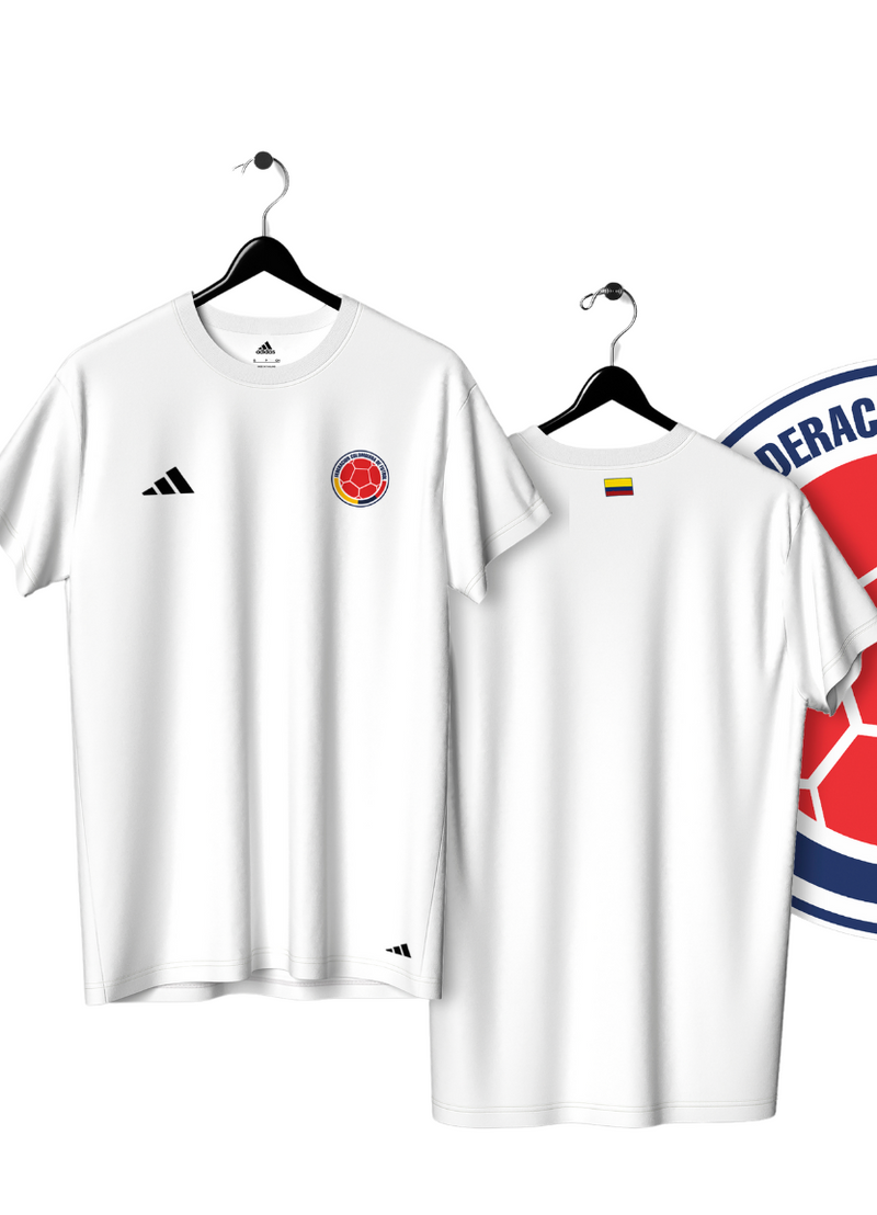 CAMISETA COLOMBIA BLANCO